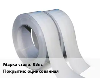 Лента 08пс оцинкованная